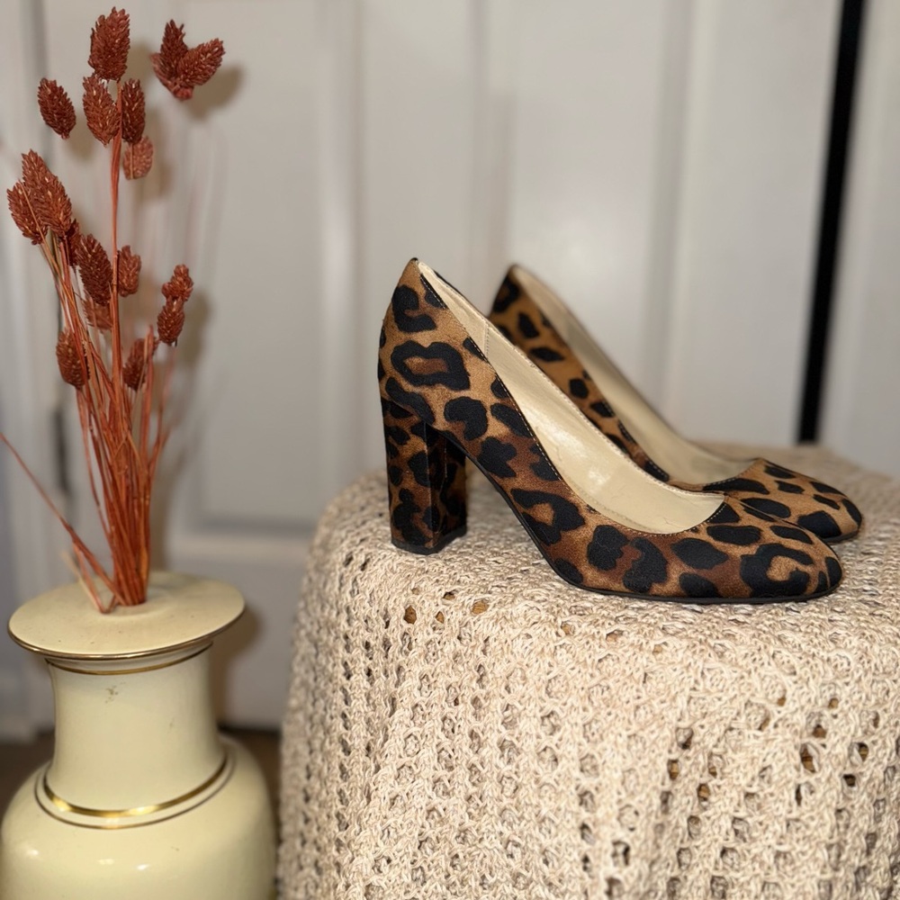 Marc Fisher Leopard Print Heels